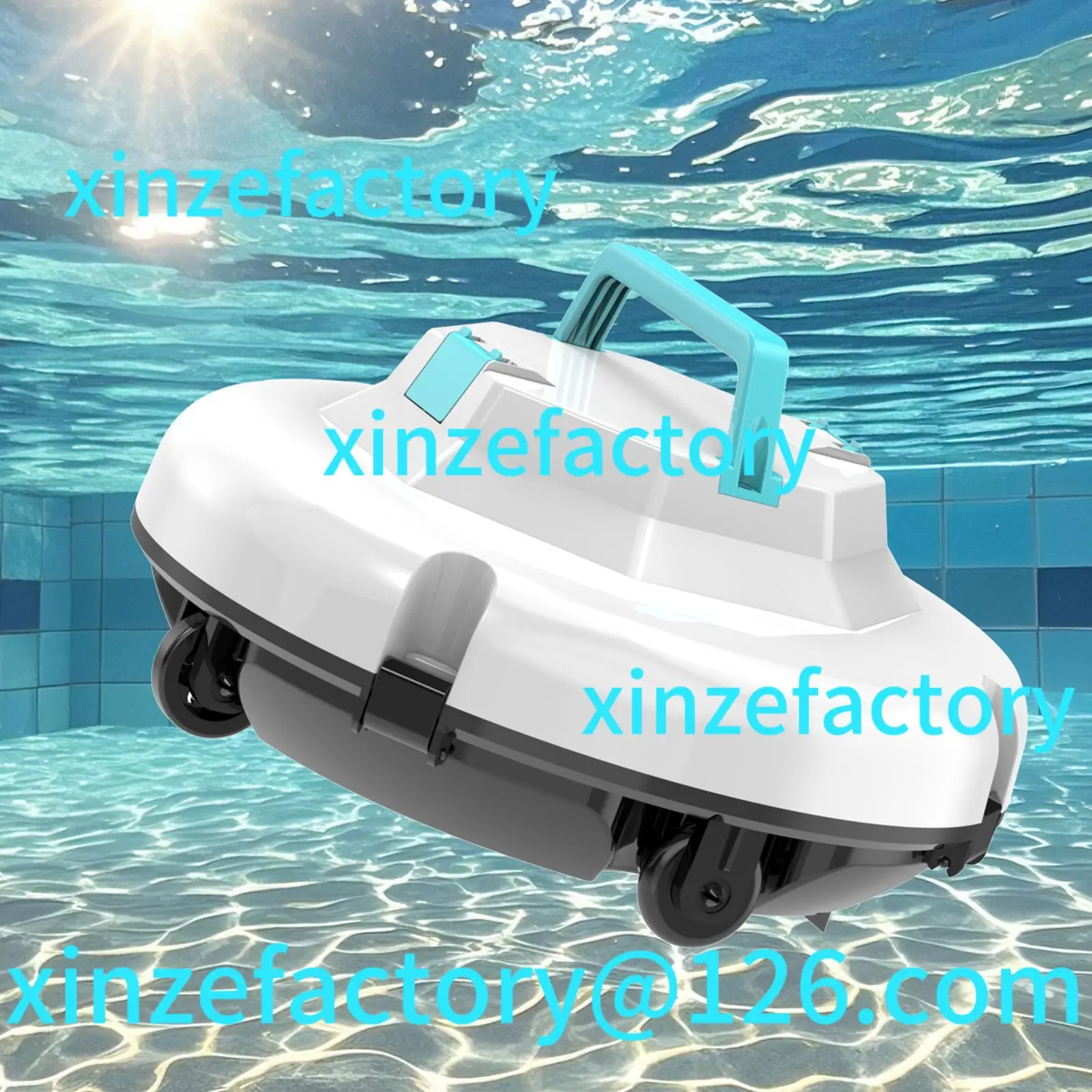 Customizable Spot Intelligent Automatic Pool Cleaning Robot Diving Underwater Suction