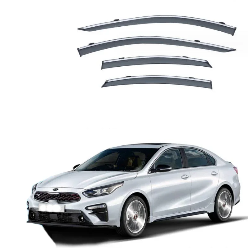 

Window Visor Rain Guard Side Window Deflector Weather Shield For Kia K3 K3S 2012 2013 2014 2015 2016 2017 2018 2019 2020 - 2023