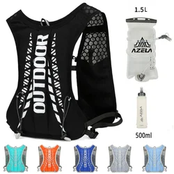 Outdoor Trail Running Ultralight Backpack Hydration Jogging Vest Men Breathable Marathon Bicycle Bag Water Bottle 500ML 1.5L