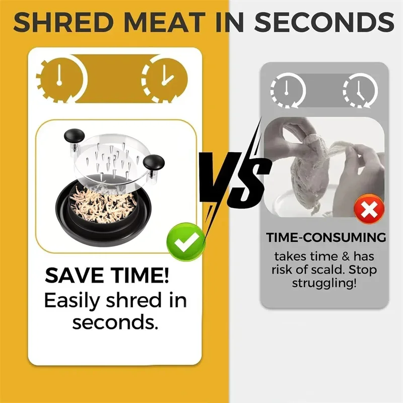 1PCS Huhn Shredder Werkzeug Fleisch Brust Zerkleinern Trennung Hacken Mühle Maschine Mit Deckel Für Zerkleinern Huhn Schweinefleisch Rindfleisch – Detail 7