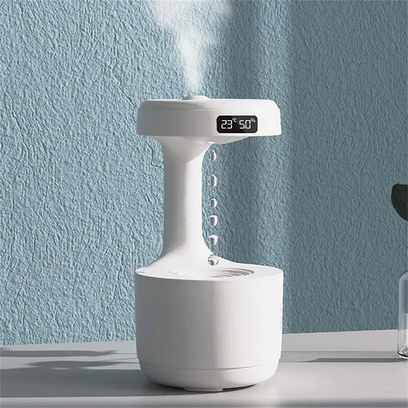 

Air Humidifier (1 Piece), USB Powered Diffuser with LED Display & Shutdown Protection, Flavored Air Diffuser, Air Humidifier Ma