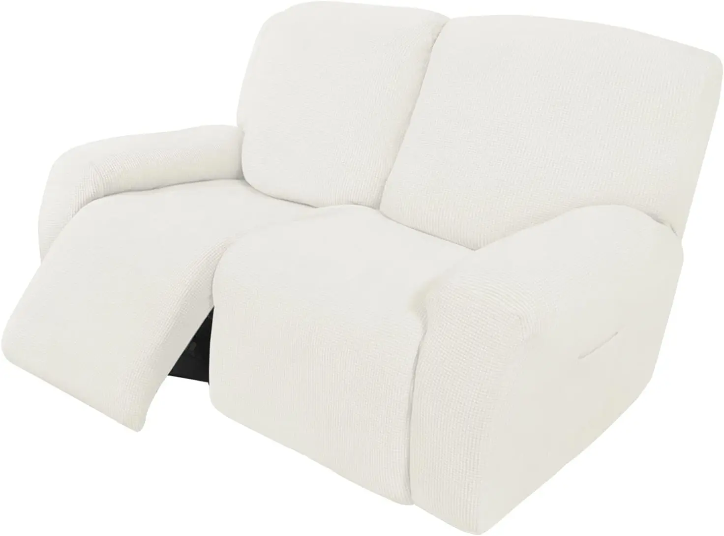 

6 Pieces Recliner Loveseat Stretch Sofa Slipcover Sofa Cover Furniture Protector Couch Soft With Elastic Bottom Kids, Spandex
