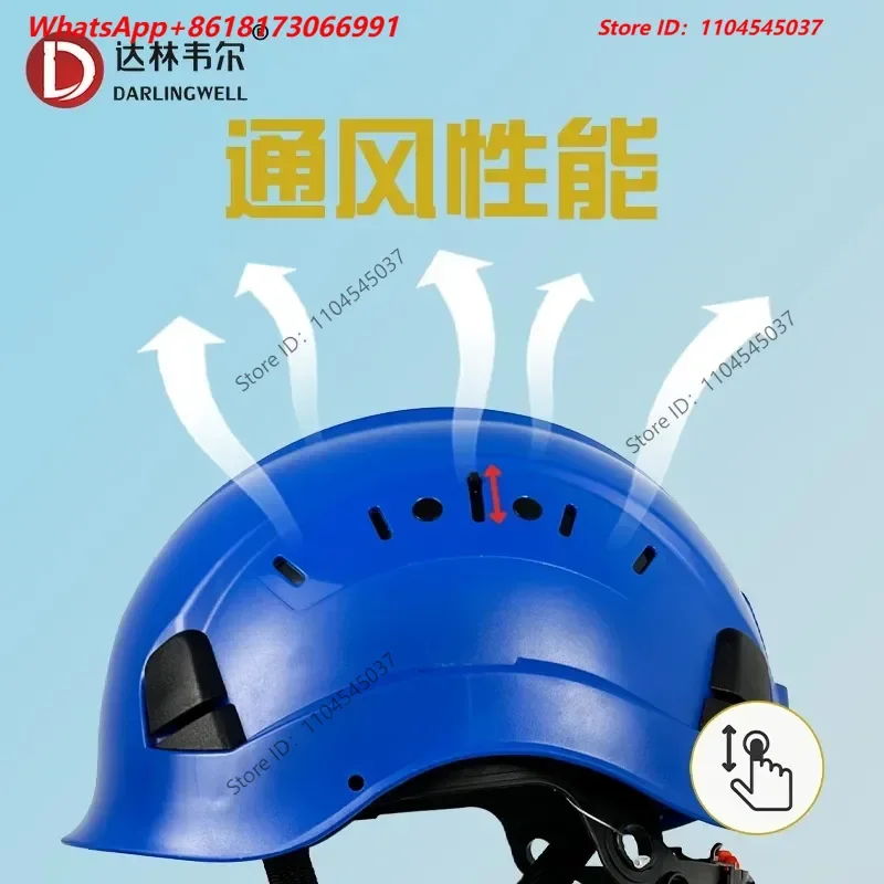 ABS anti smashing reflective safety helmet for men's new national standard building high-altitude operation rescue protective