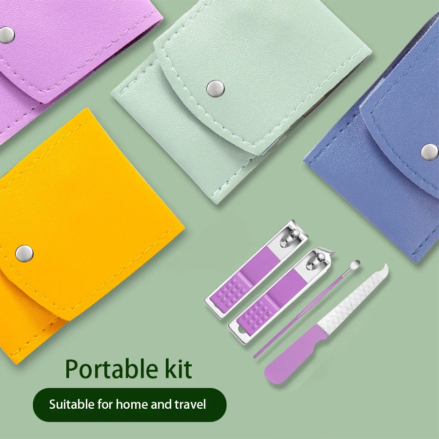 Zestaw do manicure i pedicure ze stali nierdzewnej, obcinaczki do paznokci, zestaw do pielęgnacji skórek, nożyczki do paznokci, zestaw narzędzi do codziennego użytku.