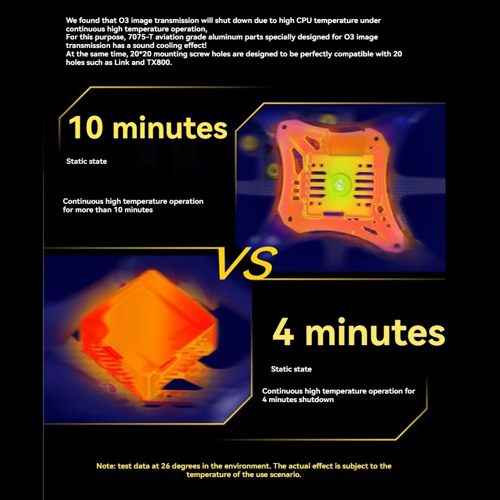 ABXHA لـ SpeedyBee Bee35 Pro 3.5 بوصة طقم إطارات لطائرات السباق بدون طيار FPV، لأجزاء الطائرة بدون طيار O3 HD VTX