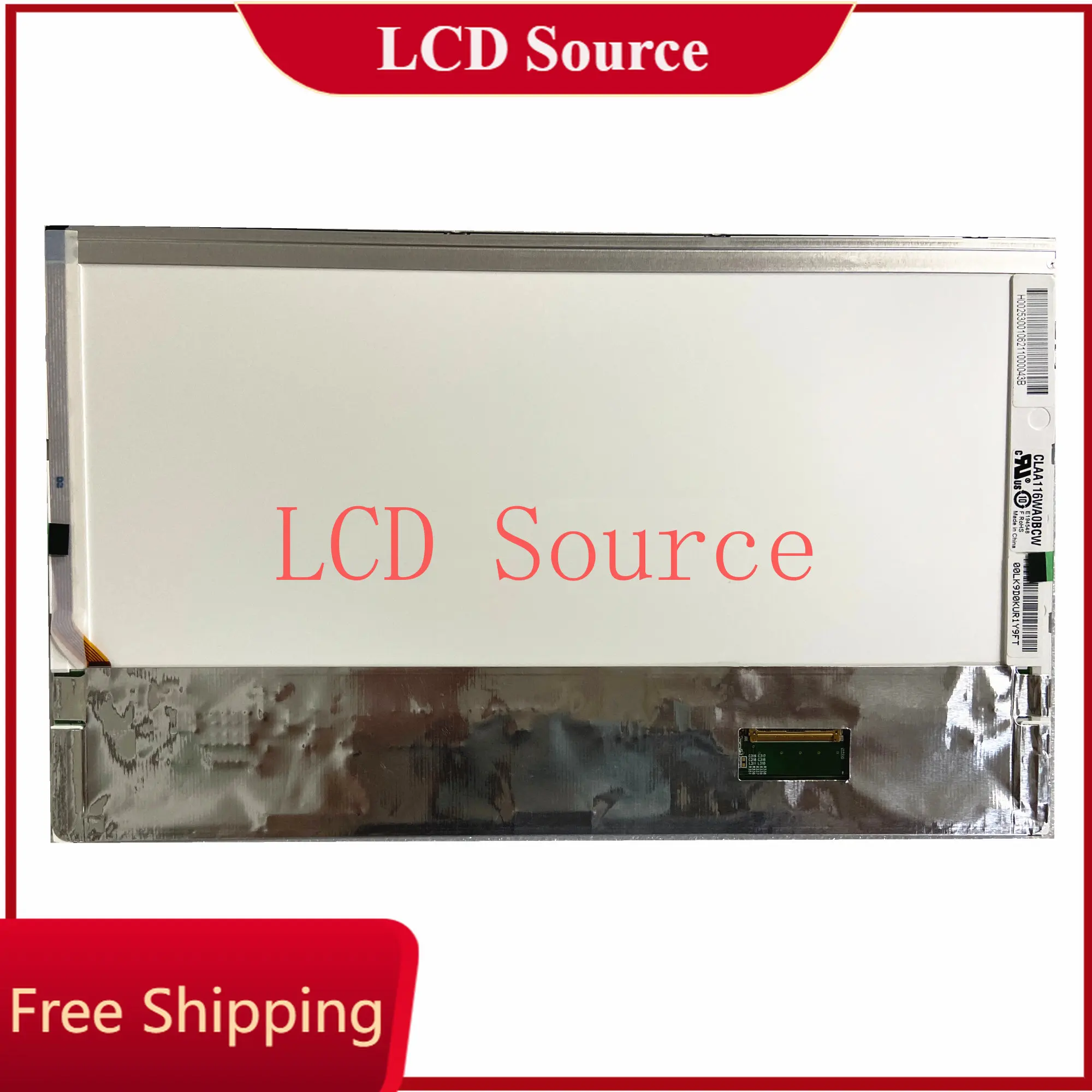 

CLAA116WA0BCW fit CLAA116WA01 LP116WH1 B116XW02 V.0 V.1 LTN116AT01 N116B6-L02