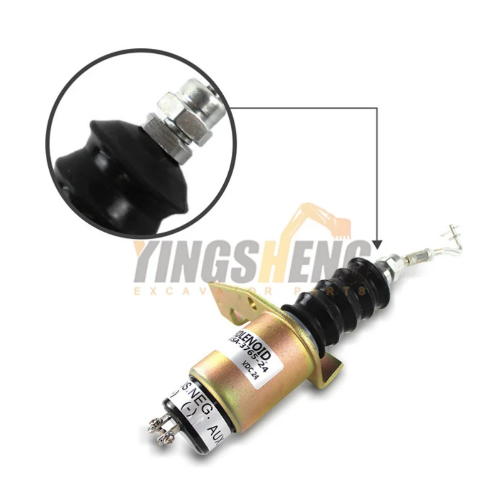 

Chinese factories produce high-quality electrical components for excavators, such as the 24v engine stop switch solenoid valve R