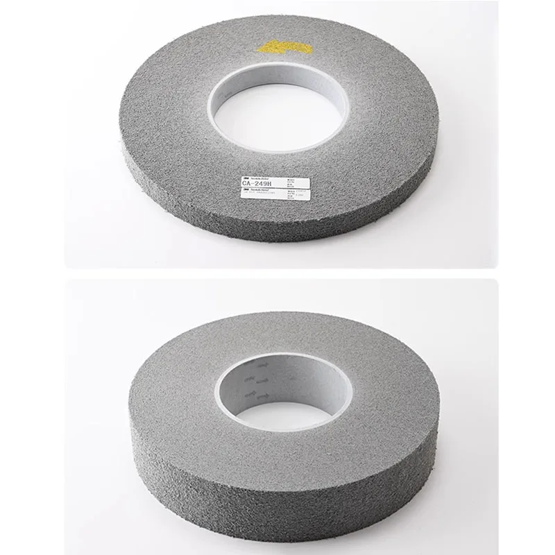 1 قطعة سكروتش برايت نايلون D300mm 3M/LD ضوء إزالة الأزيز طحن عجلات عجلة جلخ لإزالة الصدأ للفولاذ المقاوم للصدأ المصقول #4