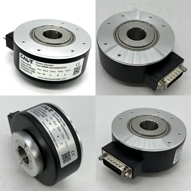 for GHH80-20J1000BMC526 20mm Hollow Shaft 1000ppr NPN Incremental Rotary Encoder
