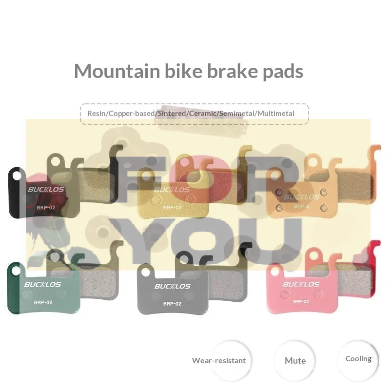 【OD】1/2/4Pairs Disc Brake Pads Wear Resistant Quiet Heat Dissipation For Off Road Cycling Daily Use