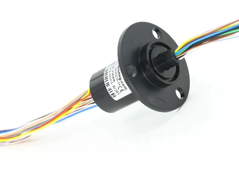 Miniature Hat Type Outer Diameter 22mm Conductive Slip Ring 6 12 18 24 36 Wire Conductive Ring