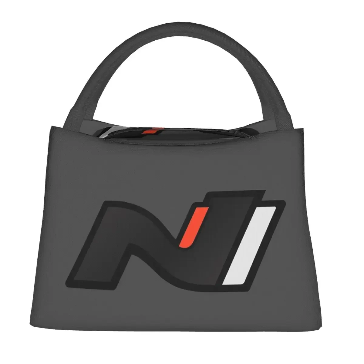 Hyundai N Performance Logo Dark Lunch Bags Insulated Bento Box Waterproof Lunch Tote Resuable Picnic Bags for Woman Kids Work