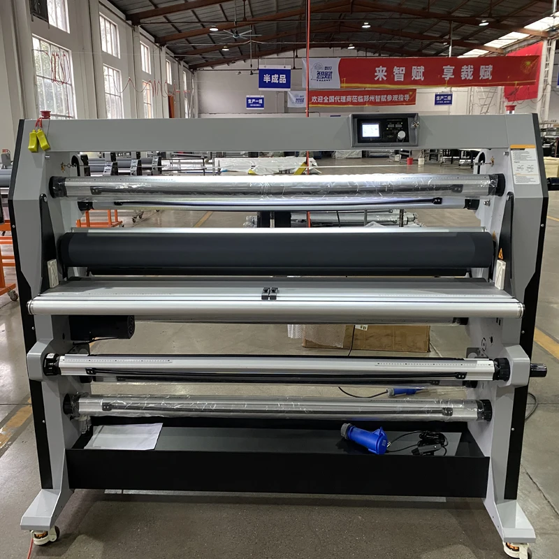1700-D2 1600mm Vinyl Automatic Laminator Hot And Cold Laminating Machine With 3 Cutters