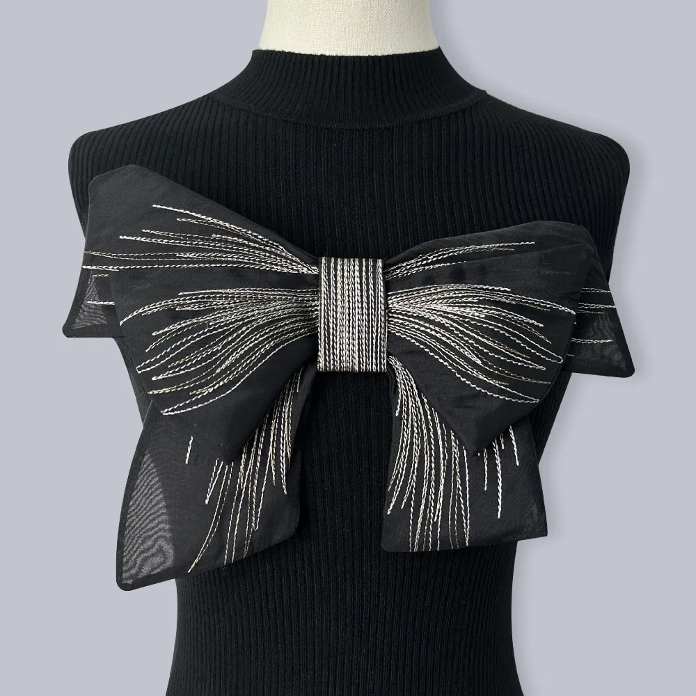 Moda feminina gola de renda nova duas cores destacável camisa manto falso colares vestido blusa decoração rendas até xale