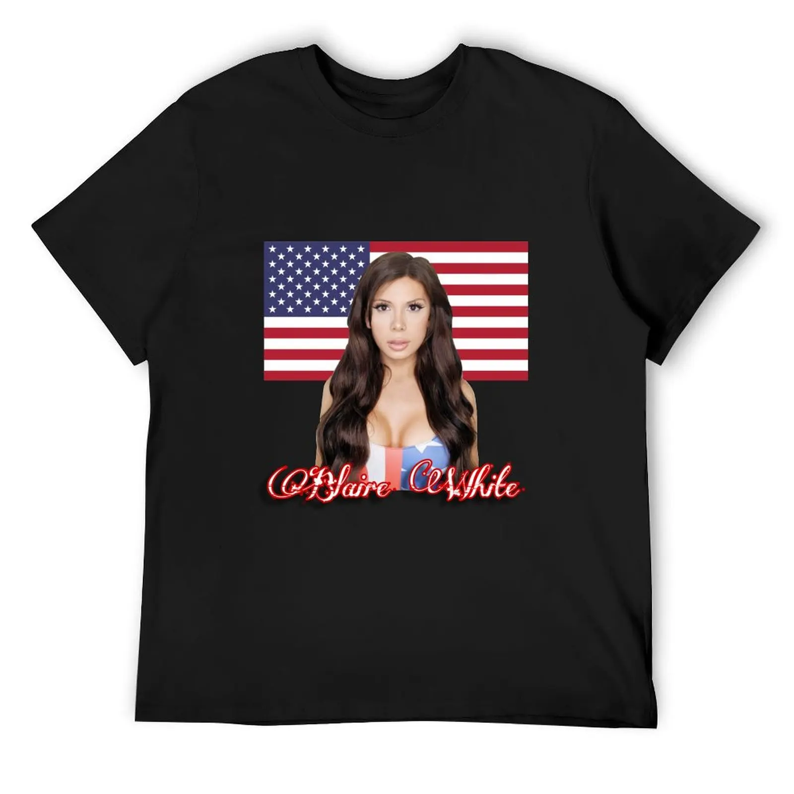 

Blaire White T-Shirt graphic shirts Short sleeve tee tees anime stuff men clothes