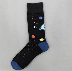 Happy Socks Men's Four Seasons Cotton Classic Mid Tube Socks Cartoon SIZE 41-46