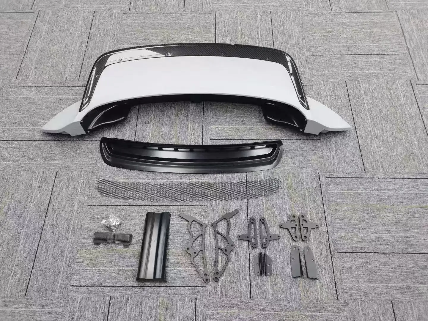 911 992 Turbo Rear Roof Wing Car Parts Dry Carbon Fiber Rear Trunk Wing Spoiler