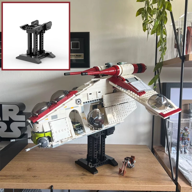 

MOC Republic Gunship Stand Model Building Blocks 75021 Display Stand Bricks Children Toy Christmas Gift Only Bracket Christmas g