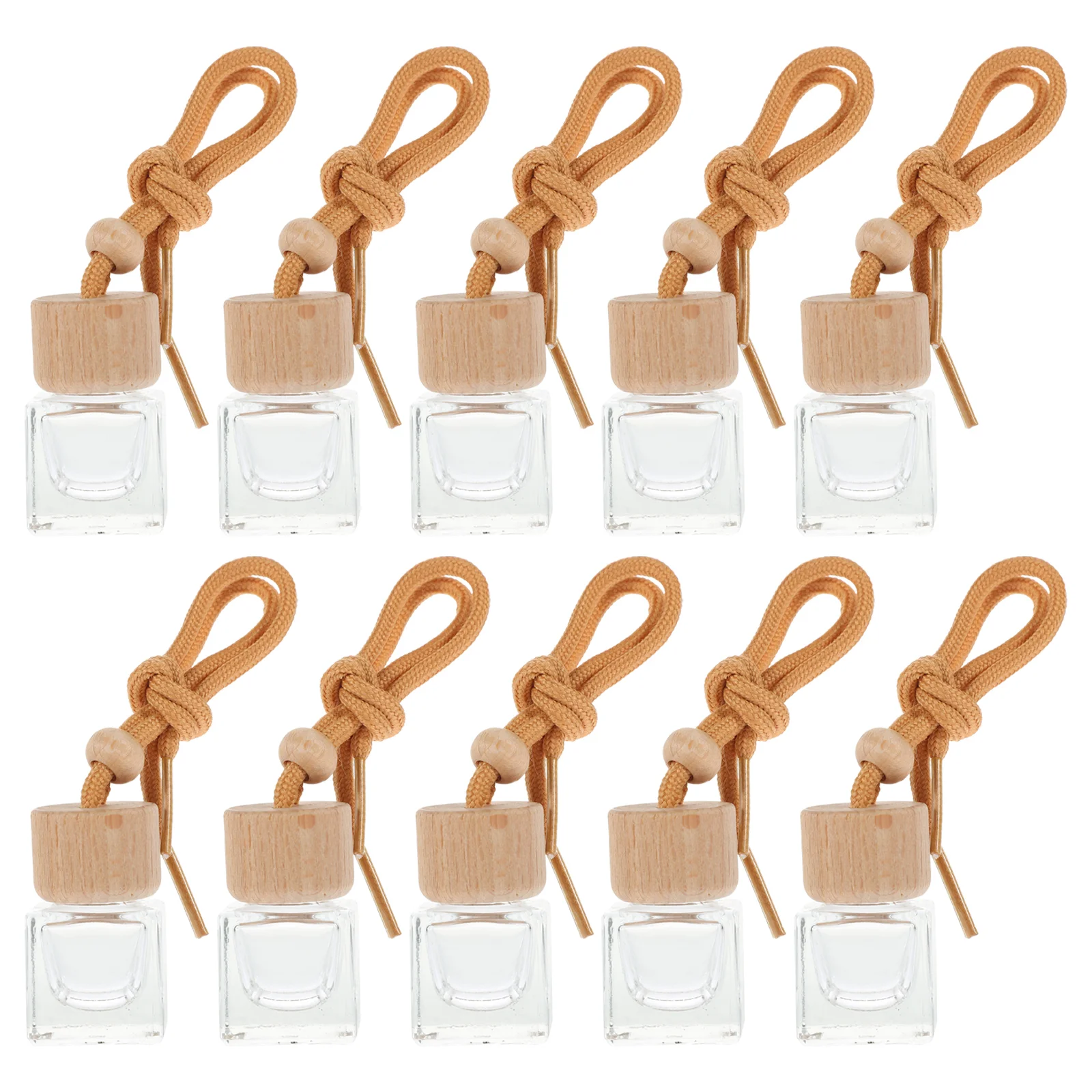 

10 Pcs Car Perfume Bottle Hanging Bottles Air Freshener of The Lid Fragrance For Essential Oil Diffuser Diffusers Shoelace