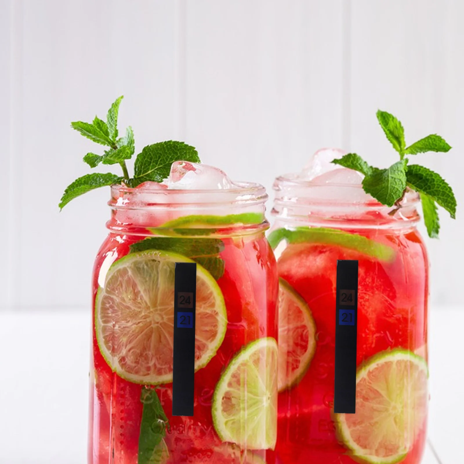 

10Pcs Temperature Sticker Thermometers Adhesive Accurate Strip for Home Brewing Beer Wine Fermentation Bread Making Fish Tank