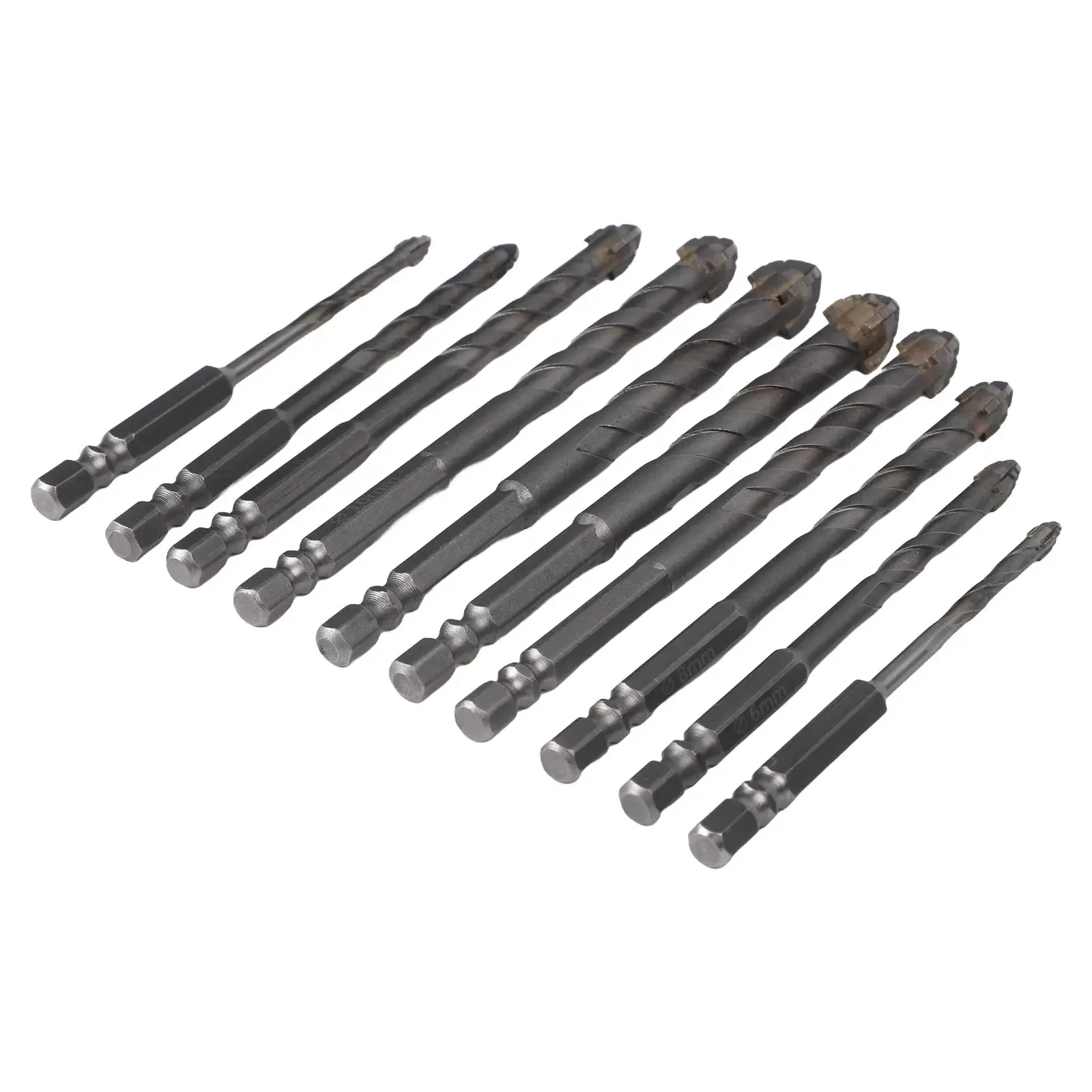 

Easily Achieve Accurate Holes with this Ten Piece Eccentric Drill Bit Set Suitable for Various Projects and Materials