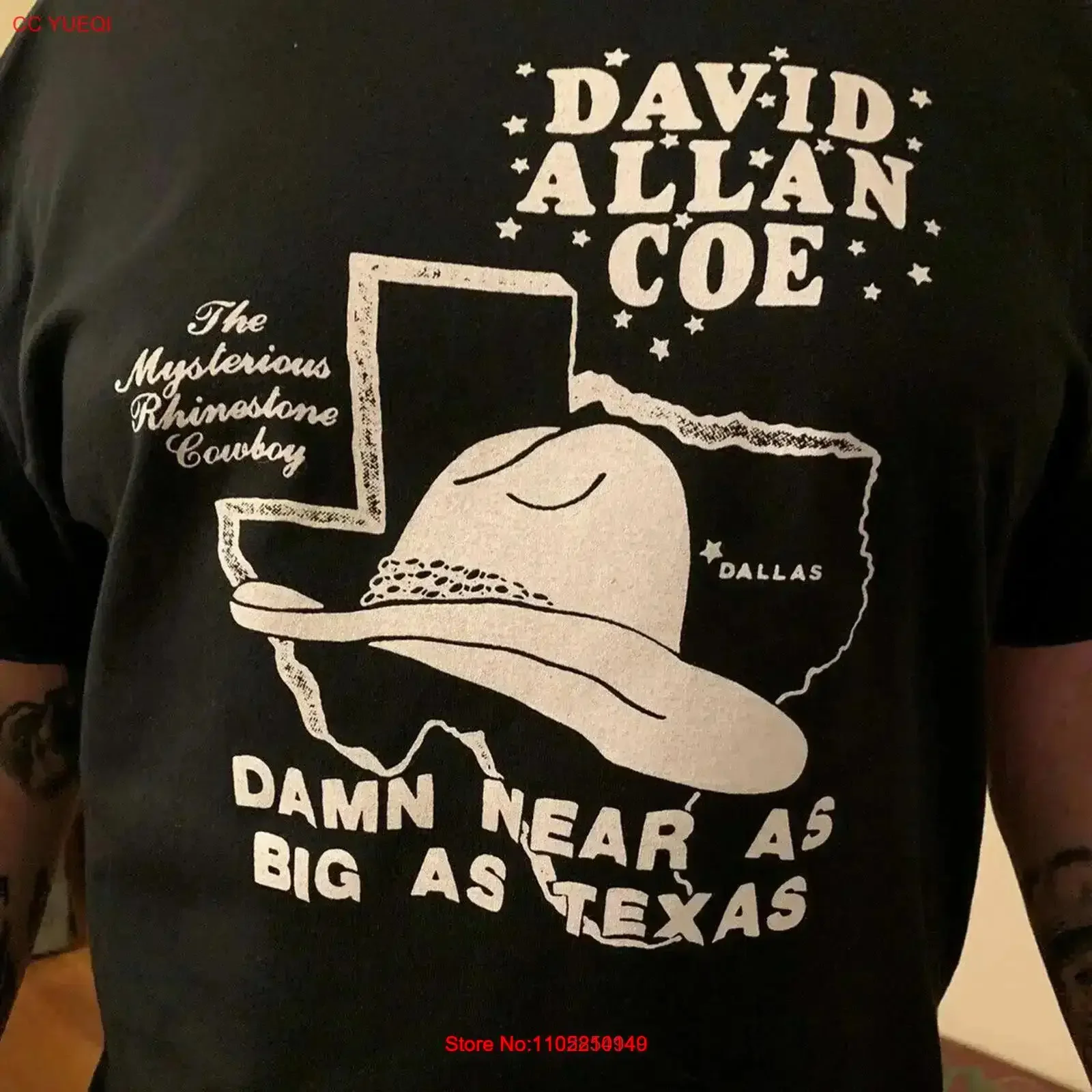 David Allan Coe memory T shirt black Short sleeve All sizes S to 3Xl TE333 vintage Washed graphic fashion Soft Breathable