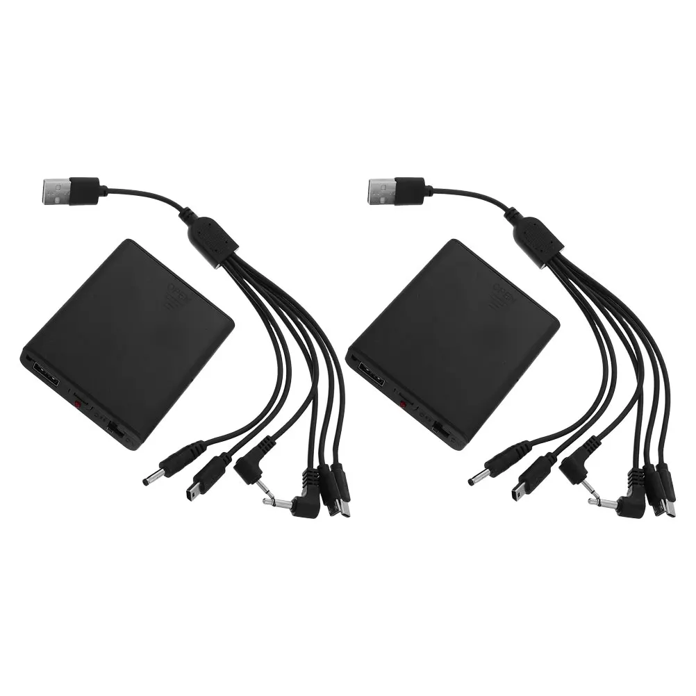 2pcs Case Longlasting Power Supply for Safes Easy Replacement Emergency Backup Plastic Power Storage Box niture Parts