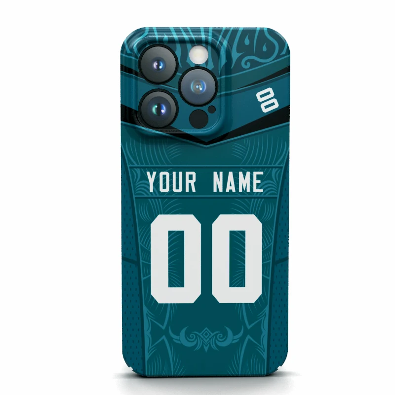 Jacksonville Custom Cover Case 3d Name Number Jersey Game Football For Iphone 16 15 14 Pro Max 13 12 11 Mini X Xs Xr 7 8 Plus Se