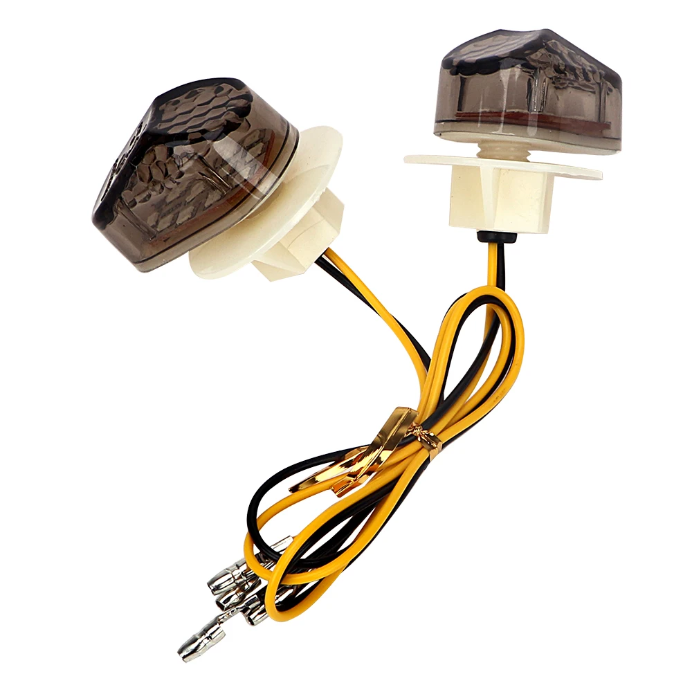 2 Pieces/Set Motorcycle Lighting Turn Signal Lights Motorcycle Accessories Flasher Light Indicator Lamp