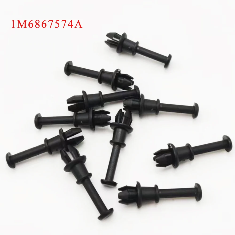 1M6867574A Boot Parcel Shelf Strap Cord Holder Pin Hook Replacement For VW Golf MK6 Polo T-Cross Audi Skoda Octavia Rear Trunk