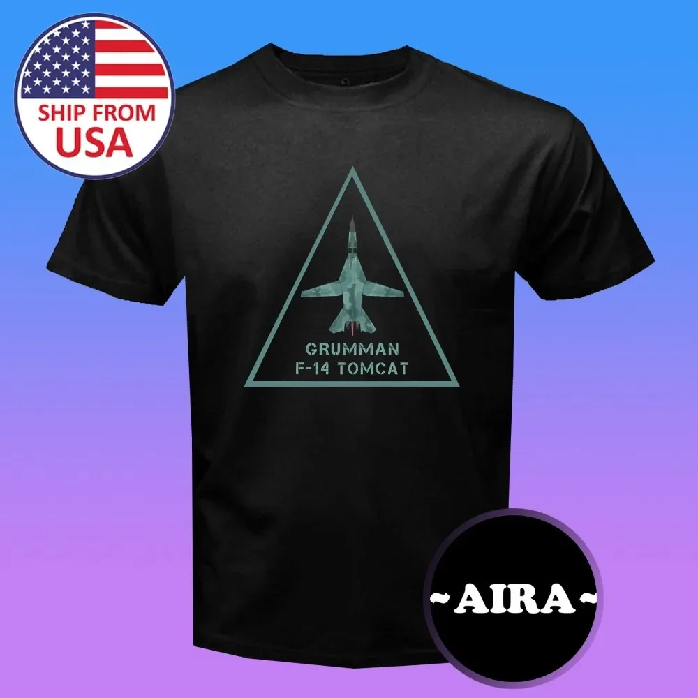 Northrop Grumman F14 Tomcat Military Aeroplane Men's Black Size S5XL