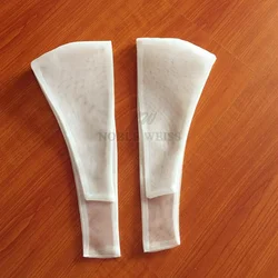 Un par de correas de hombro extraíbles, chal para vestido de fiesta de boda, gasa de boda, correas para vestido de novia de tul separadas con botones