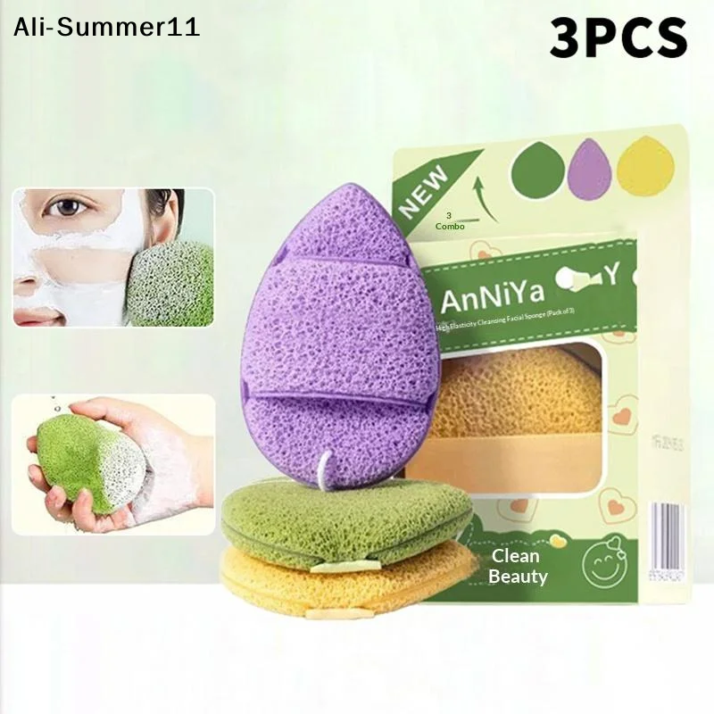 R11Mud Mask Cleaner Puff Exfoliating Blackhead Removal Face Wash Clean Sponge Makeup Remover Foam Sponge Face Clean Pads Tool