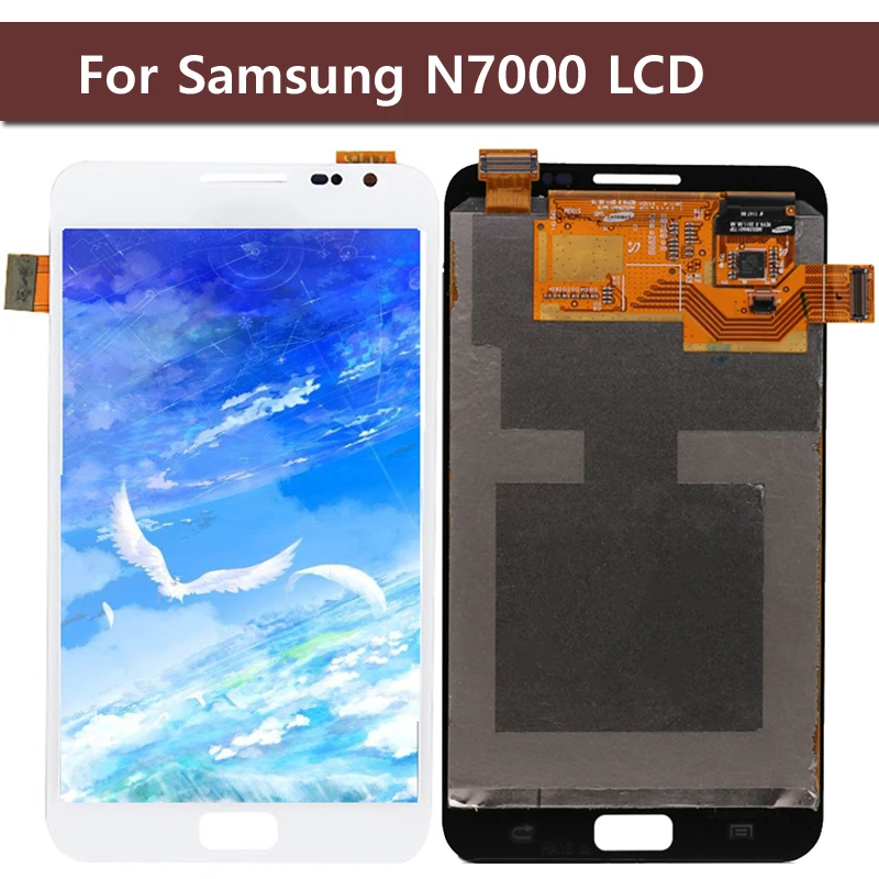 ЖК-экран для Samsung Note 1 I9220 N7000 ЖК-дисплей панель сенсорный экран дигитайзер стекло в сборе запасные части ЖК-экран для Samsung Note 1 I9220 N7000 ЖК-дисплей панель сенсорный экран дигитайзер стекло в сборе запасные части