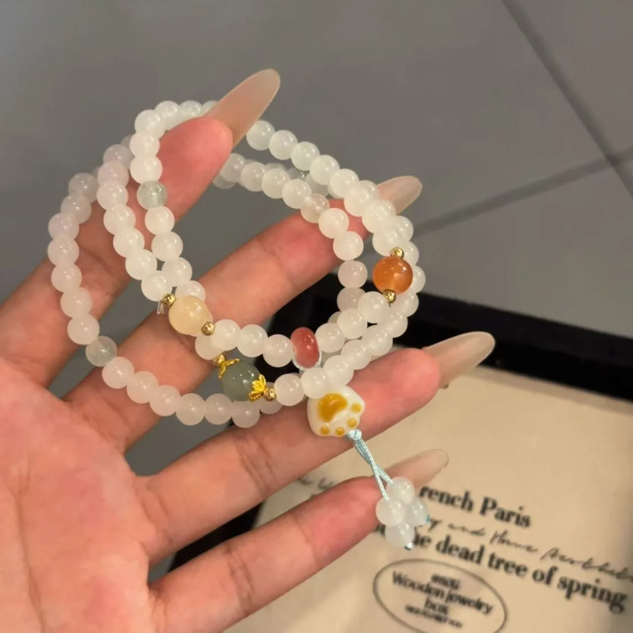 Yoga Fitness Tracker - Kuvars Akik Boncuk Doğal Taş Boncuklu
