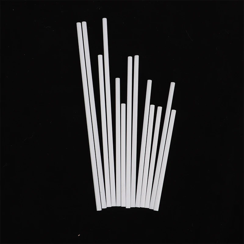 100Pcs 8/10/12/15cm White PP Solid Core Lollipop Sticks for Chocolate Candy Sticks Cake Pop Sticks DIY Baking Accessories