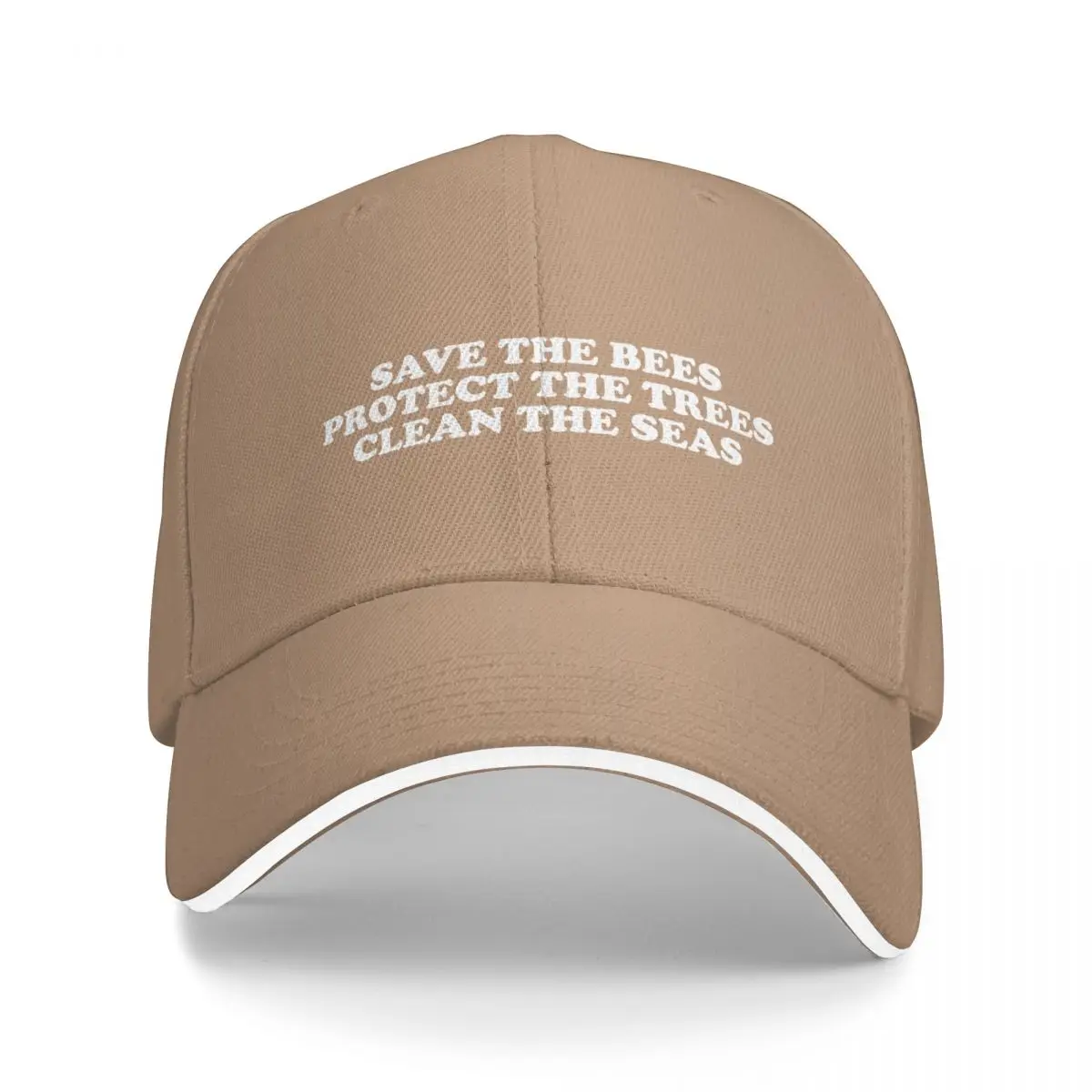 

save the bees protect the trees clean the ocean Bucket Hat Baseball Cap winter rave mens hats Women's