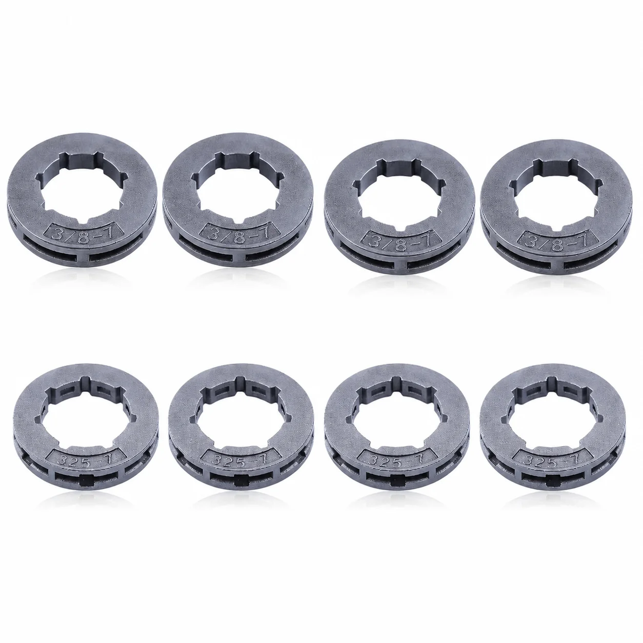 8-Pack Rim Sprocket Kit For Husqvarna 141 345 350 359 Chainsaw Replacement Parts 11892 0000 642 1236 325-7 3/8-7 2 Sizes