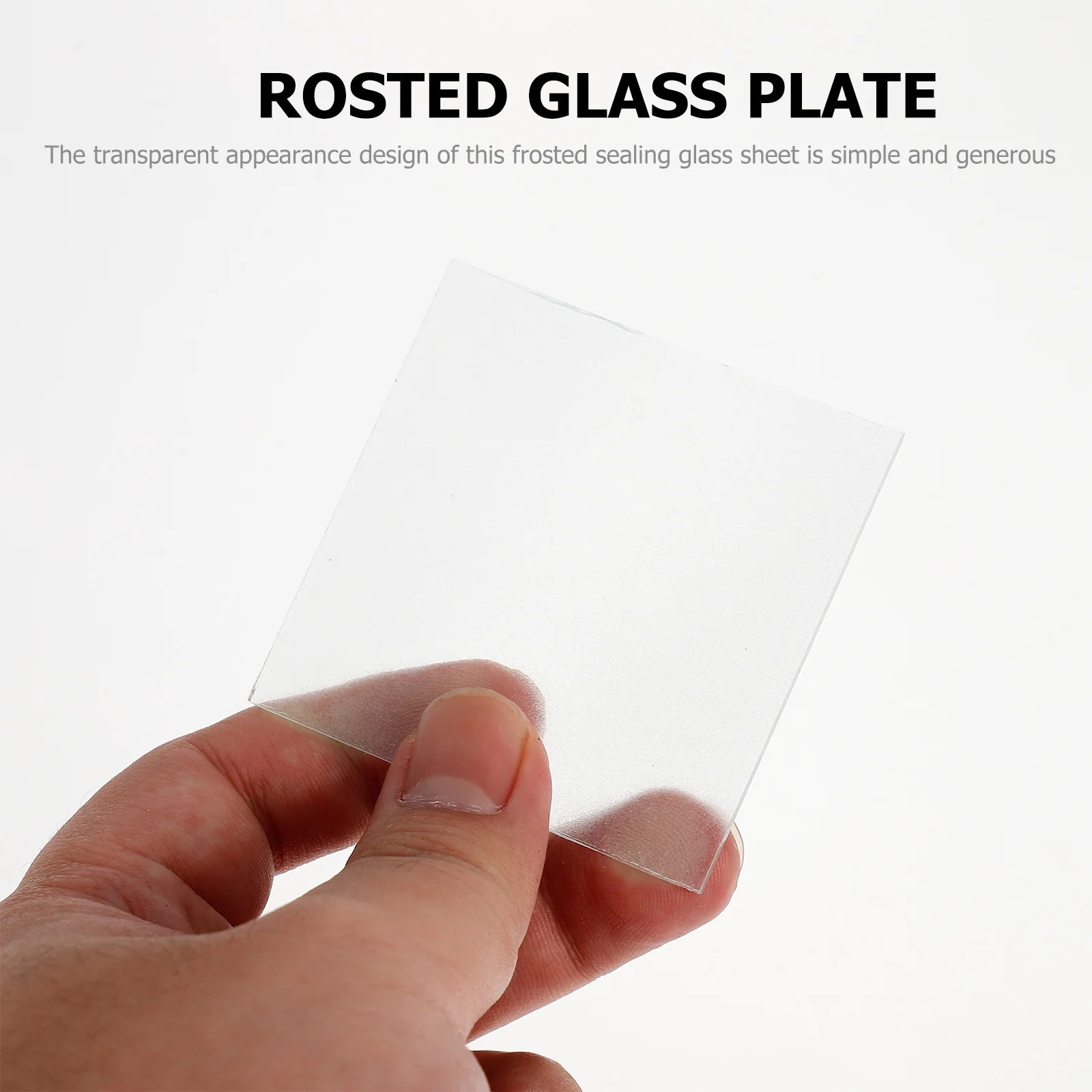 

15Pcs Frosted Glass Sheet Transparent Sealing Plates Lab Scientific Experimental Supplies Durable Resistant Gas