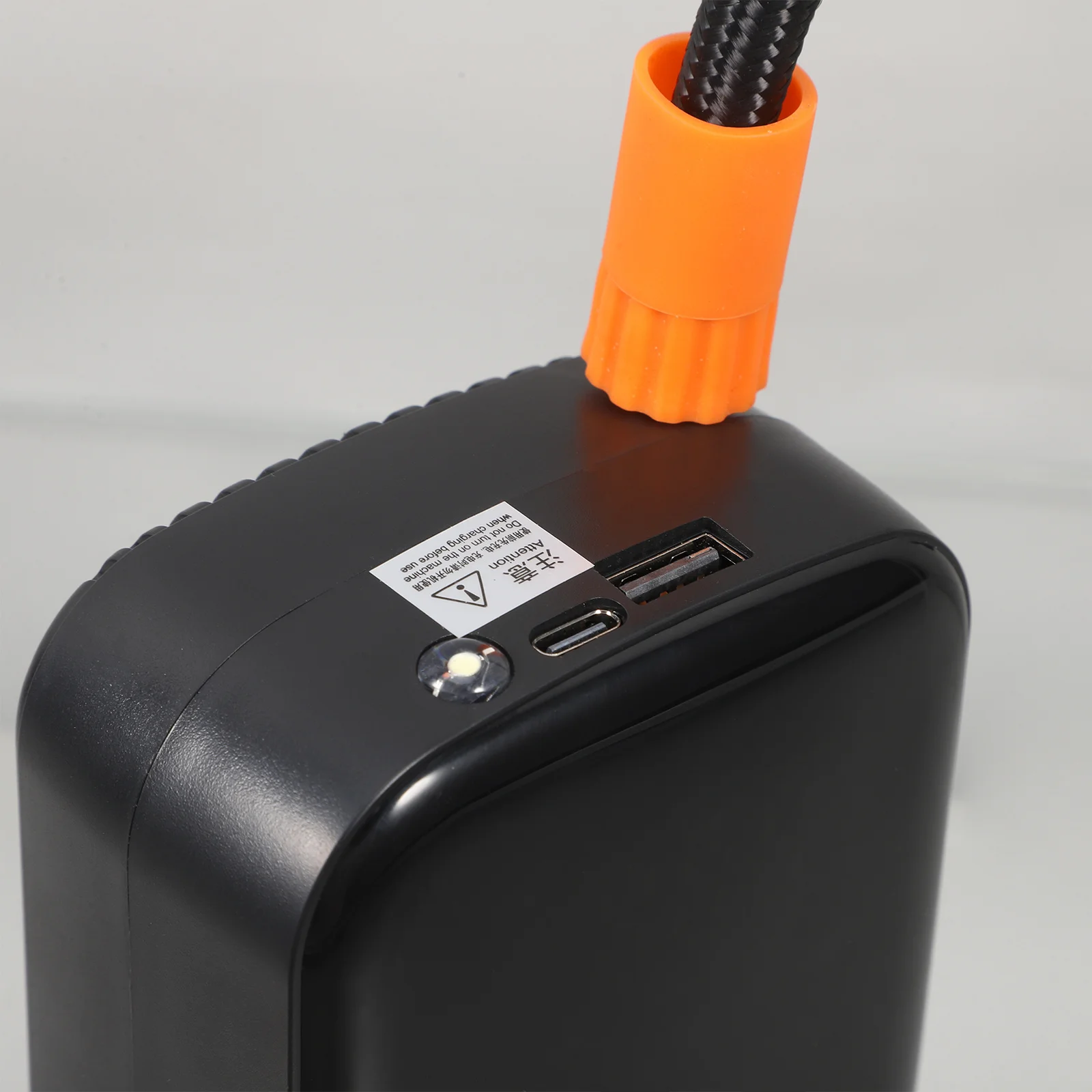 منفاخ إطارات السيارة المحمول القابل لإعادة الشحن مضخة ضاغط الهواء للدراجات النارية أداة السفر اللاسلكية #3