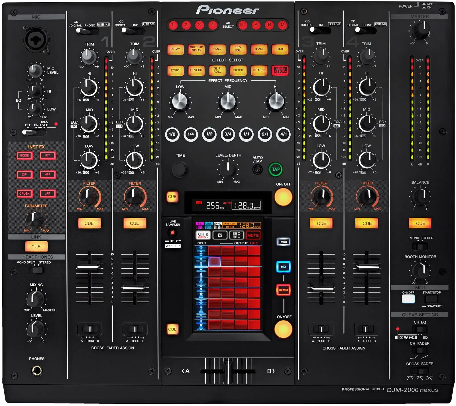 

Newly New Stock Pioneer DJM-2000NXS Flagship 4-Channel Digital Mixer.