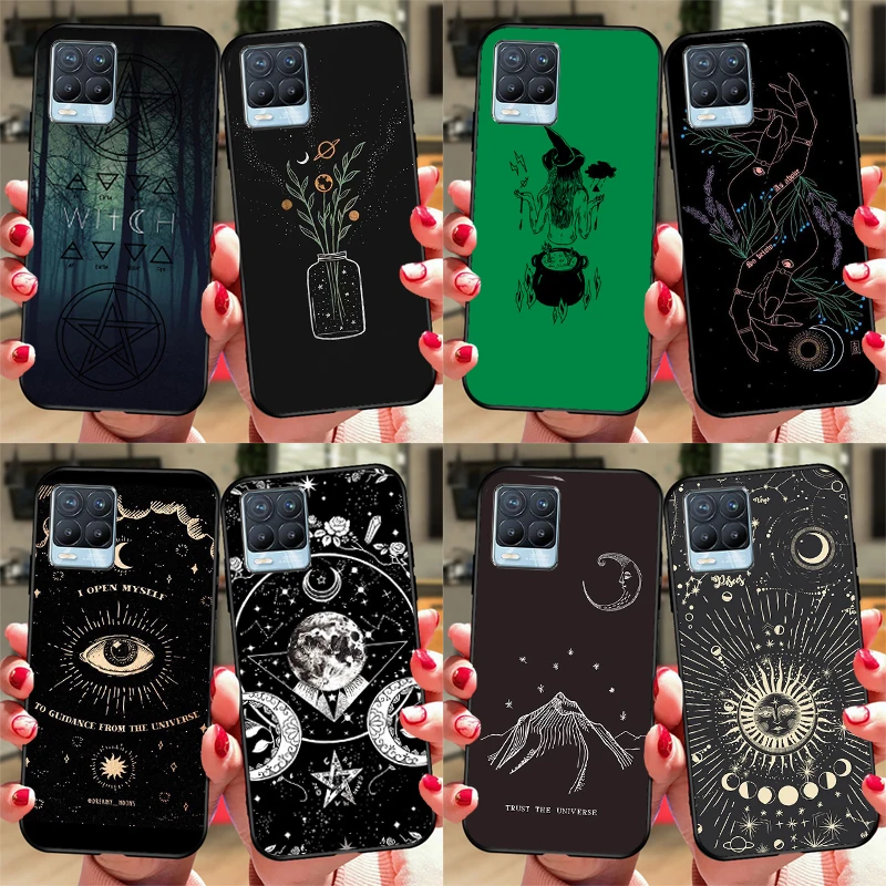 Witches Moon Witchy Mystery Totem For Realme 10 Pro Plus C55 C35 C33 C31 C30 C21Y GT Neo 5 OnePlus 11 10T Nord CE 2 Lite Case