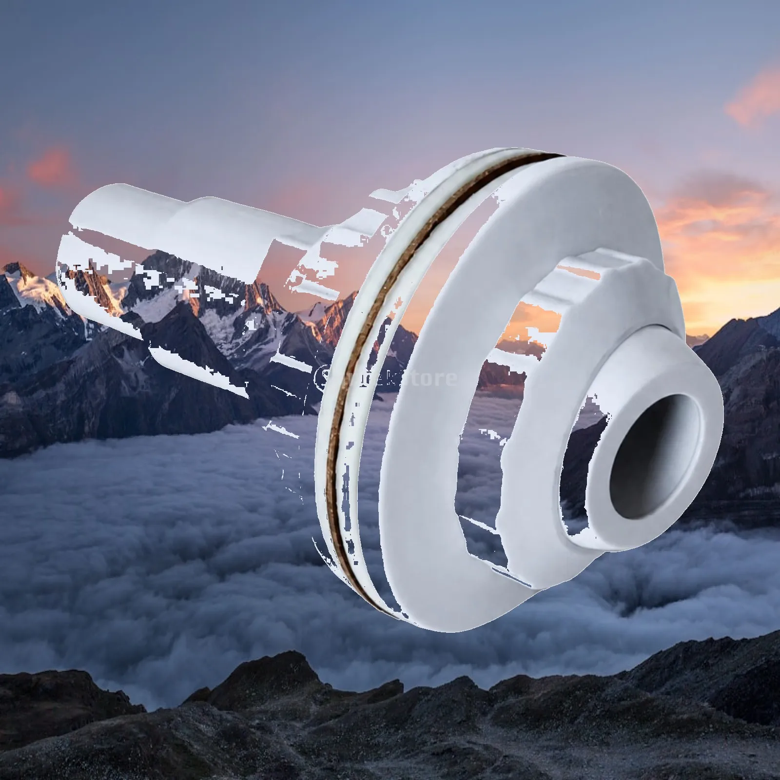 White ABS Pool Fitting Return Nozzle for 32mm 38mm Pool Pipes Secure Seal Design for Removable Rectangular Tubular Pool Kits
