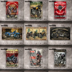 Vintage Motorcycle Flags Digital Printed Retro Banner Wall Hanging Tapestry For Garage Bar Pub Motor Repair Shop Decor Poster