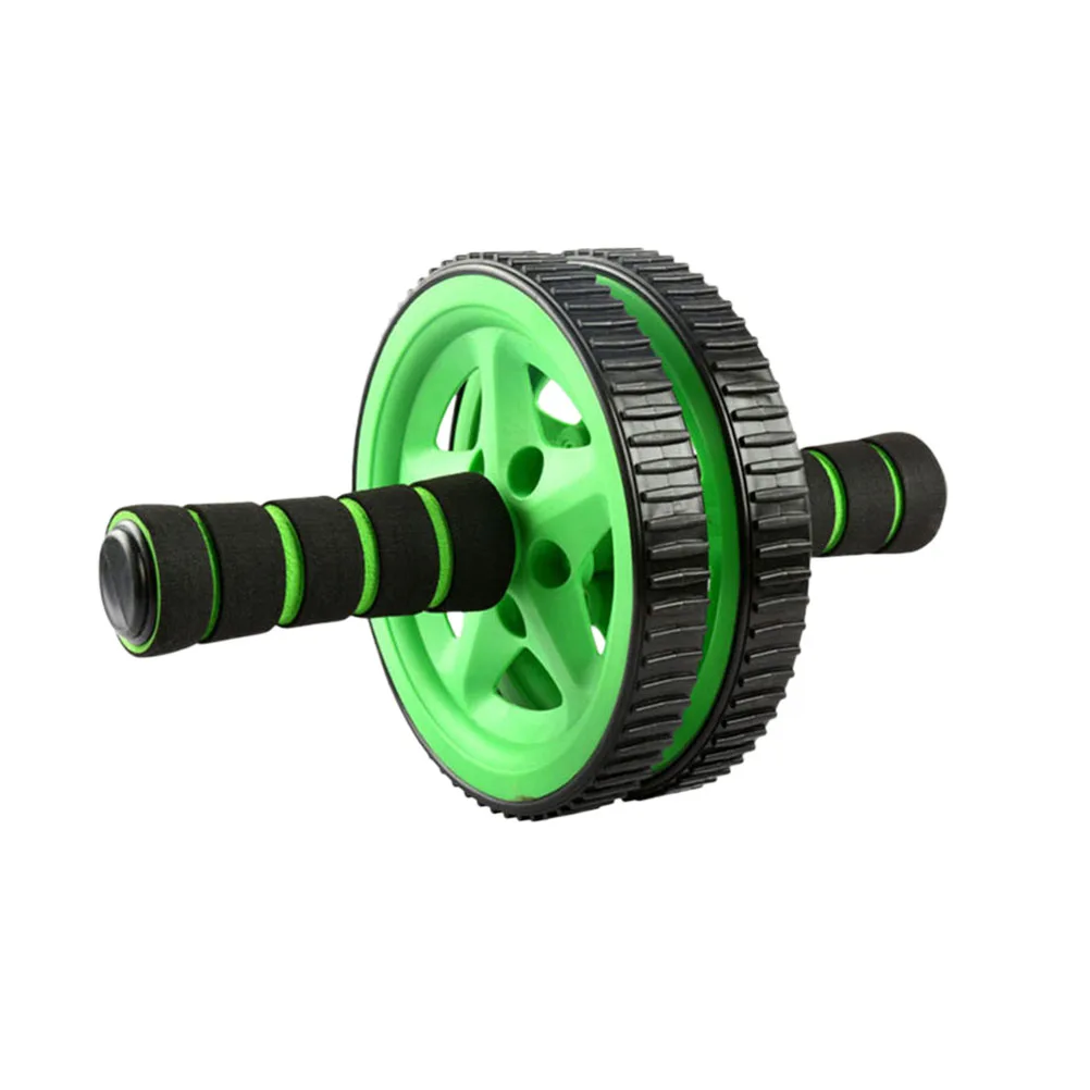 

Ab Wheel Workout Roller Lightweight Compact Design Non Handles Ergonomic Grips Arm Support Home Gym Abdominal Exercise