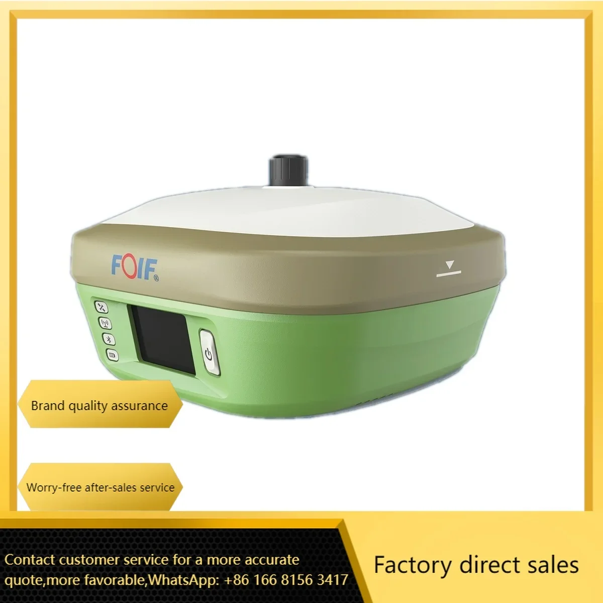 FOIF A80 RTK Receiver Survey Equipment Land Surveying 7w Transceiver Radio Super Base Station D 1408 IMU