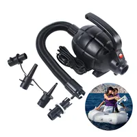 High-Power 600W Air Pump with ABS and PC Construction,Stylish Black Appearance, for Yoga and Gymnastics Mats
