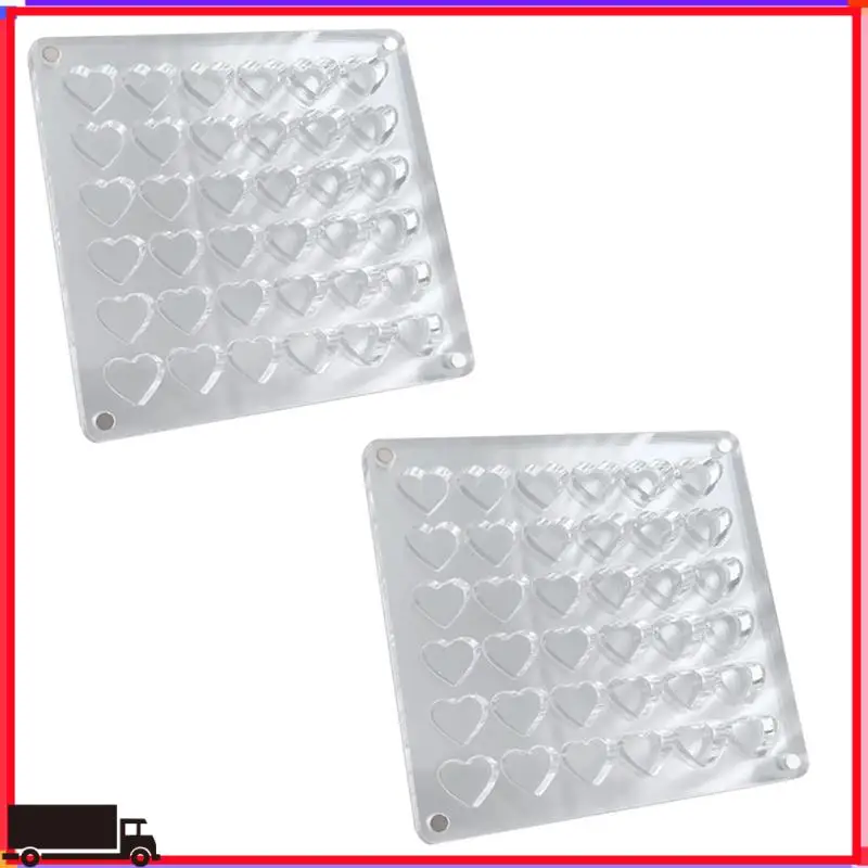 

Премиум 2 шт. магнитная коробка для демонстрации ракушек с бриллиантами и драгоценными камнями, бусины для хранения, дисплей, органайзер, коробка, сетки, прозрачный акрил B