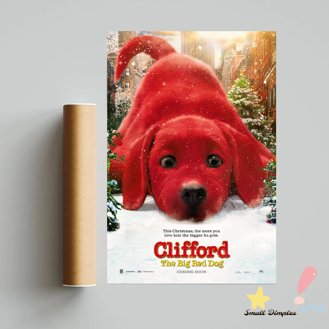 Clifford The Big Red Dog Movie Poster Canvas Art Print Home Decoration Wall Painting ( No Frame ) - view 5