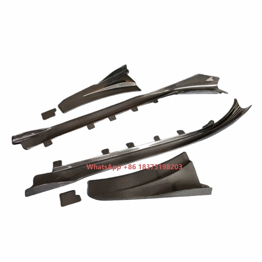 

High Quality Carbon Fiber EB Style Body Kit for I8 Includes Side Door Bumper Extended Skirt Splitter